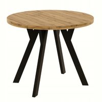 Stół okrągły ROKSI 110 cm rozkładany do 210 dąb wotan