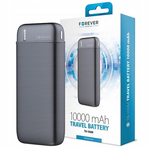 Forever power bank TB-100M 10000 mAh czarny na Arena.pl