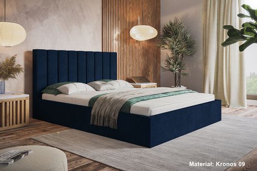 Łóżko Slim 9 tapicerowane 120x200 stelaż pojemnik na Arena.pl