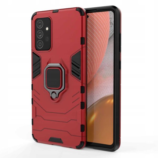 Spacecase X-Ring Galaxy A72 5G Czerwony zdjęcie 5
