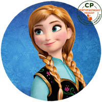 Opłatek na tort Frozen - Kraina Lodu