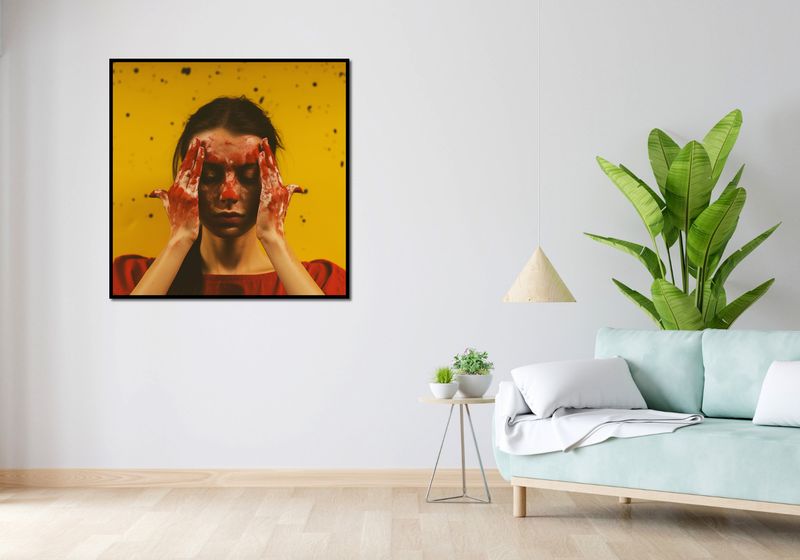 Plakat 100x100cm Dotyk Ekspresji Własnej zdjęcie 4