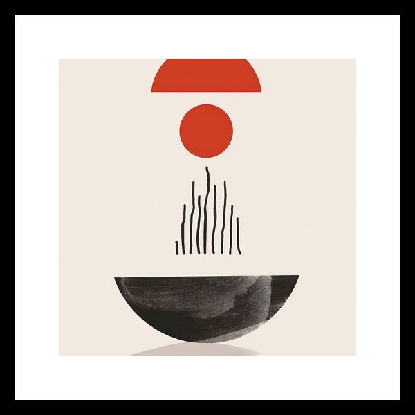 Plakat 20x20cm Półokrągła Forma zdjęcie 3