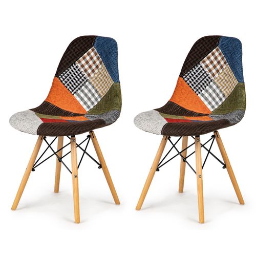 Komplet 4 Krzeseł Patchwork Modernhome na Arena.pl