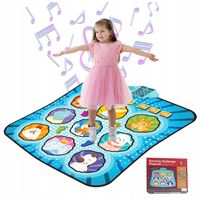 MATA DO TAŃCZENIA MUZYCZNA GRA ZRĘCZNOŚCIOWA ZWIERZĘTA DLA DZIECI Z 4 TRYBY