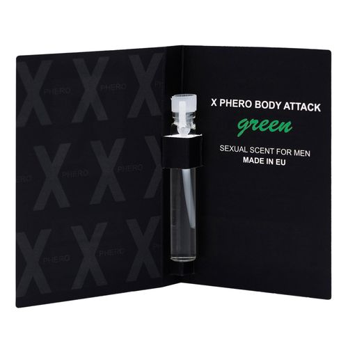 feromony dla mężczyzn body attack green for men 1ml aurora na Arena.pl