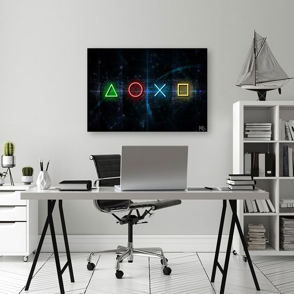 Emaga Obraz na płótnie, Przyciski do kontrolera - 100x70 zdjęcie 2