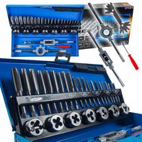 ZESTAW NARZYNEK I GWINTOWNIKÓW 32 EL KALIBROWNIKI SKRZYNKA BLACK