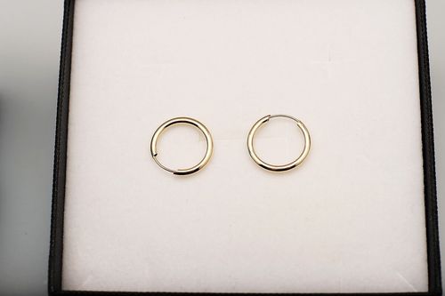 Złote kolczyki KZX0388 na Arena.pl