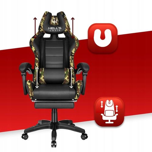 FOTEL GAMINGOWY DLA GRACZA BIUROWY HELL'S na Arena.pl