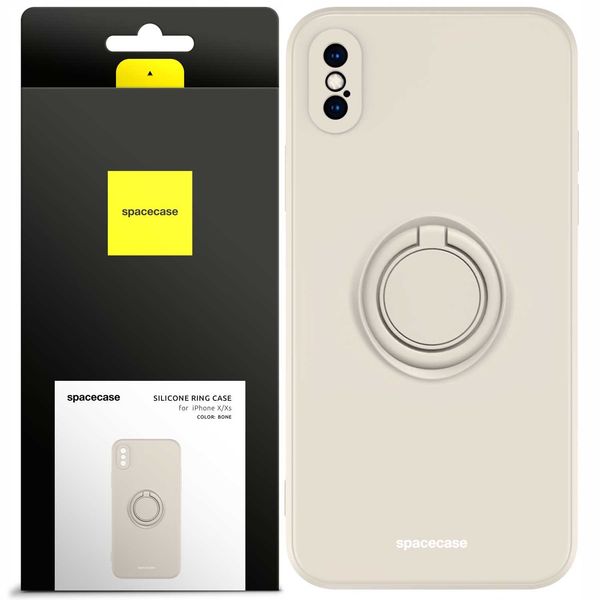Spacecase Silicone Ring Iphone X/Xs Bone zdjęcie 1