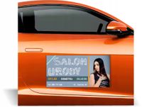 Magnes na samochód reklama magnetyczna 60x30 SALON URODY wybór wzorów