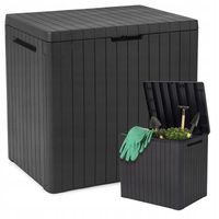 SKRZYNIA OGRODOWA NA BALKON TARAS SCHOWEK 113L ANTRACYT SCHOWEK CITY KETER