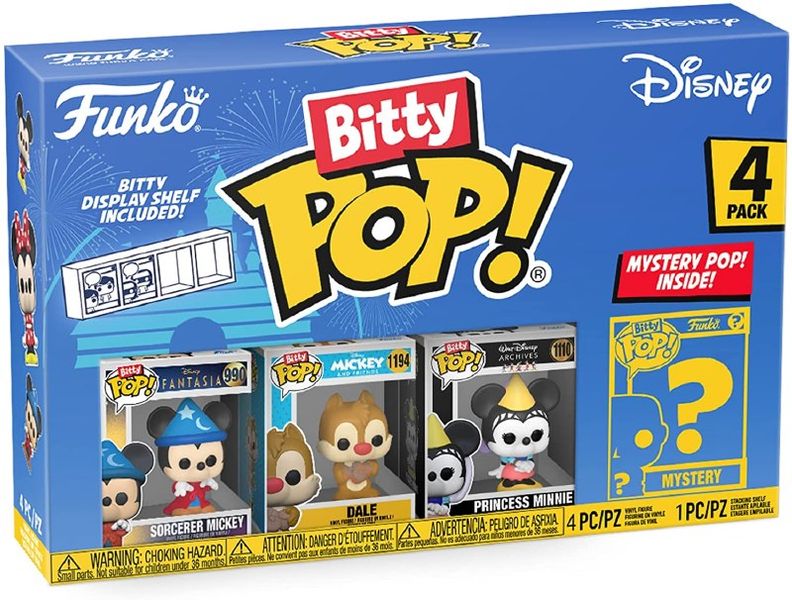 Funko Bitty POP! Disney Classic Sorcerer 2cm 4pak zdjęcie 1