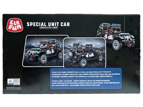 Klocki Elefun Special Unit Car - Jednostka SWAT na Arena.pl