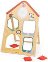 DREWNIANA GRA ZRĘCZNOŚCIOWA RZUT DO CELU RZUCANIE WORECZKAMI PolarB