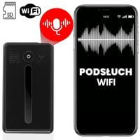 PODSŁUCH MINI DYKTAFON WIFI ZE ZDALNYM PRZEKAZEM GŁOSU NA ŻYWO NAGRYWANIEM