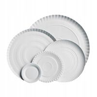 Talerz papierowy 40cm okrągły 100 szt grill piknik