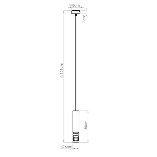 Lampa wisząca LAMI 1 biały na Arena.pl