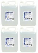 Woda destylowana ultraczysta 0,5 µS 20 L 4 x 5 L