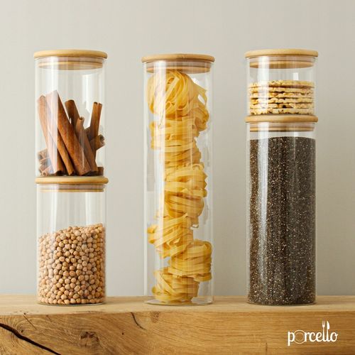 6 Pojemnik słoik szklany 1500ml kuchenny na produkty sypkie makaron żywność na Arena.pl