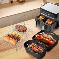AKCESORIA DO PHILIPS AIRFRYER DUAL BASKET – ruszt, szczypce, formy