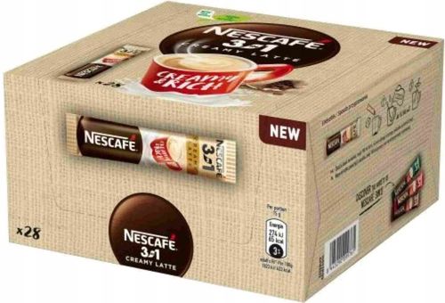 (x28) NESCAFE 3w1 Creamy Latte 15g na Arena.pl
