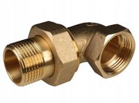 ŚRUBUNEK MOSIĘŻNY KĄTOWY 1" DN25 z oringiem uszczelką
