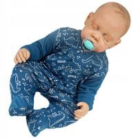 PAJAC PAJACYK r.74 jeans dinozaury w.421j bawełna