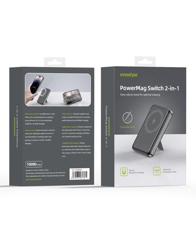 INNOSTYLE POWERSWITCH SZYBKI POWERBANK INDUKCYJNY DO MAGSAFE 10000 STOJAK na Arena.pl