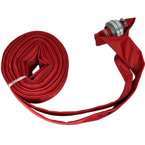 WĄŻ 2'' STRAŻACKI 30M DO WODY NAWADNIANIA PARCIANY SZAMBA GRUBY MOCNY na Arena.pl