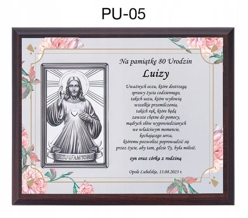 PREZENT NA URODZINY 18 30 40 45 50 60 65 70 80 90 OBRAZ W OZDOBNYM PUDEŁKU na Arena.pl