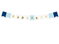 Baner Baby Boy, 15x160 baby shower narodziny chłopca chłopiec