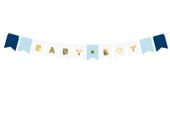Baner Baby Boy, 15x160 baby shower narodziny chłopca chłopiec