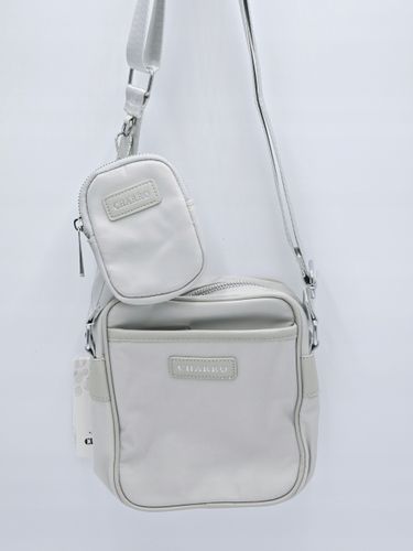 Charro - torebka listonoszka z portfelikiem PVC jasny szary CH8065-19 na Arena.pl