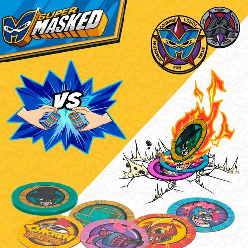 Figurki Superbohaterów Eolo Super Masked 3 x 4,5 x 3,5 cm (12 Sztuk) na Arena.pl