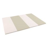 materac gimnastyczny Satellite 200x100x4 cm czteroczęściowy - biało-beżowy