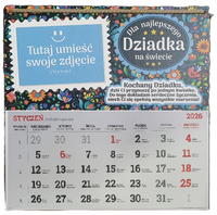 kalendarz 2026 najlepszy dziadek na świecie | 3338-d1