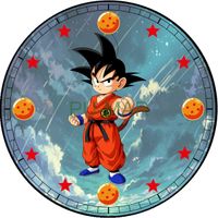 Opłatek na tort DRAGON BALL Postać Bajka Tekst Gratis