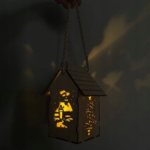 LED Lampion Adwentowy Drewniany Roraty Latarenka Dekoracja Świąteczna na Arena.pl