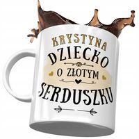 Dla Krystyny Kubek Na Urodziny Imieniny Na Prezent Z Nadrukiem Ze Zdjęciem
