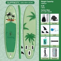 Deska SUP do wiosłowania 335×83×15 cm kolor SUPFR03F SUPFW37C(335×84×15 cm)