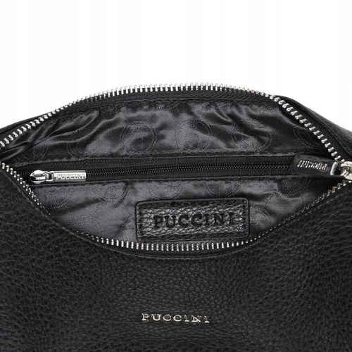 Torebka Damska Listonoszka Z Saszetką PUCCINI Czarna Na Pasku BML066M-1 na Arena.pl