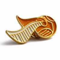 Snitch | 3 cm | Metal | Przypinka Filmowa | Harry Potter