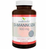 MEDVERITA D-MANNOZA 500 mg 100 kaps UKŁAD MOCZOWY