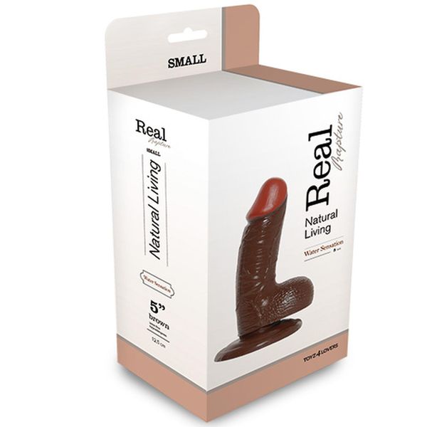 Dildo-Realistic Dildo Real Rapture Brown 5" zdjęcie 1