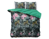 200x220 BOTANICAL FOREST kpl pościeli aksamit zieleń