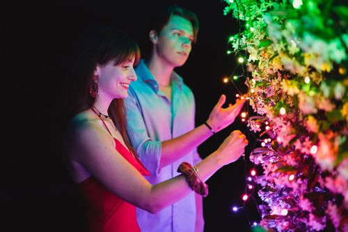 Inteligentne lampki choinkowe Twinkly Strings 600 LED RGB 48 m na Arena.pl