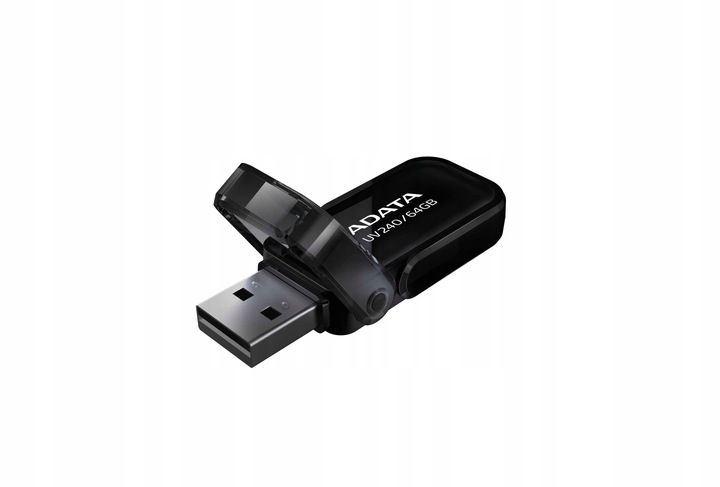 Pendrive ADATA USB UV240 64GB Czarny zdjęcie 1