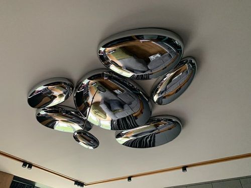 Plafon STONE MIRROR - LED, stal polerowana na Arena.pl